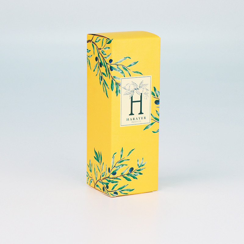 Biodegradable Hot Stamping Cosmetic Essence Face Mask Paper Box