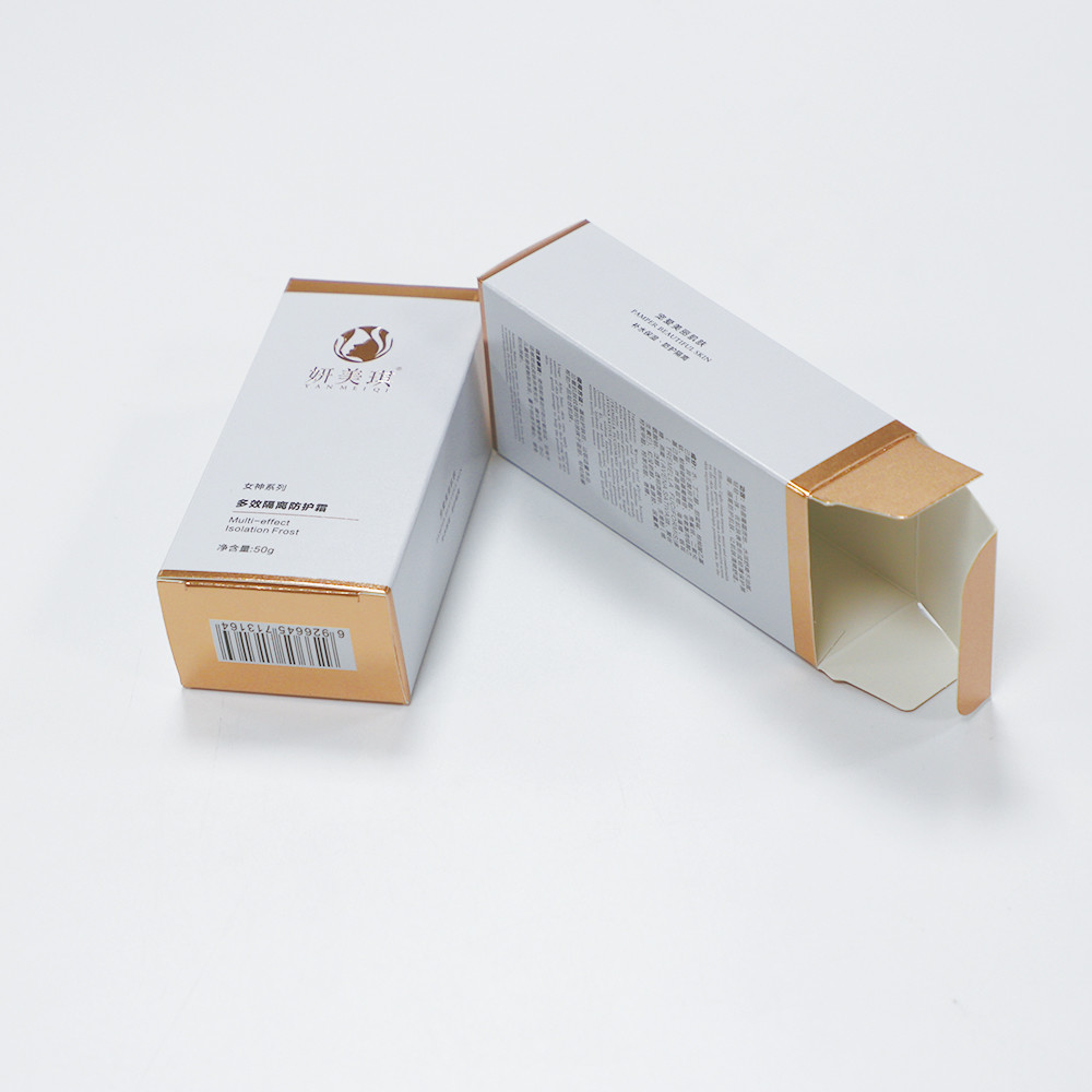 4c Offset Printing 375g Sliver Card Printed Packaging Boxes