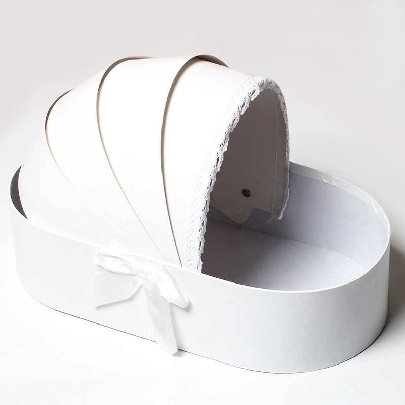 ISO cardboard Cradle Shaped 2mm 1200gsm Paper Flower Box