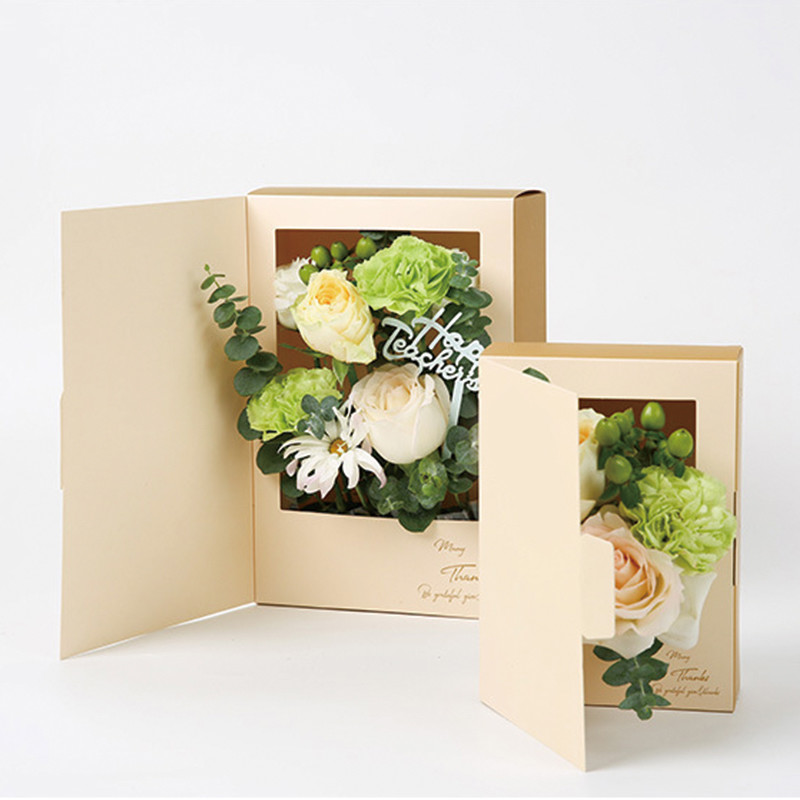 4C Offset Printing 1mm Eternal Flower Gift Packing Boxes