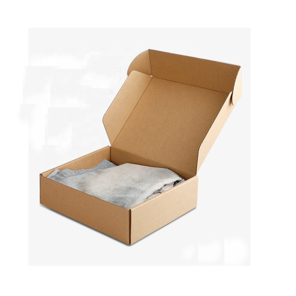 Biodegradable 80*80*60cm E Flute Corrugated Mailing Packaging Boxes