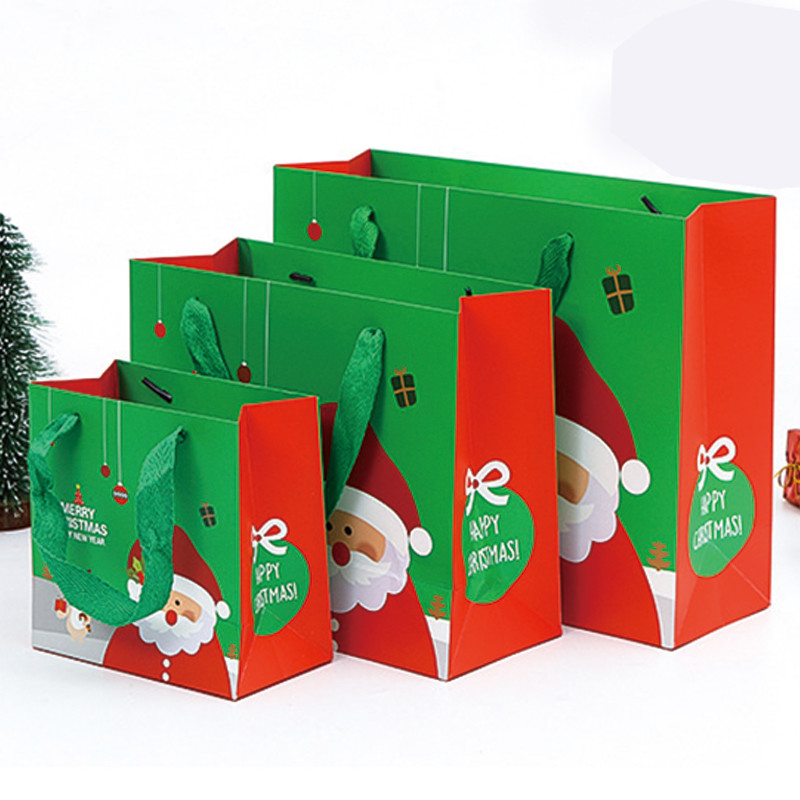Customized beautifully printed Santa Claus red gift box