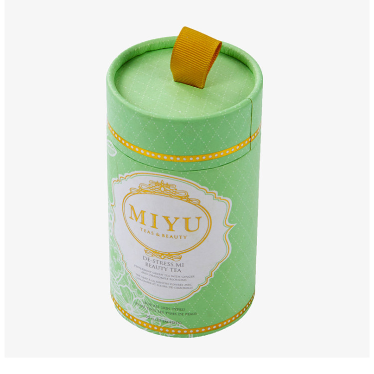 Luxury Paper Empty Perfume Bottle Boxes Cardboard Round Tube Perfume Gift Box Packaging