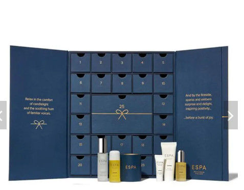 Wholesale Custom Christmas Calendar Box Cosmetic Cardboard Drawer Gift Box