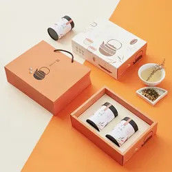 Boîte de luxe d'emballage de confiture de bouteille de sauce chaude à boîte de Honey Pomelo Tea Paper Cardboard de métier